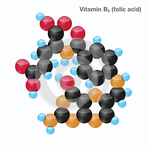 Vitamin B9 (folic acid) Sphere