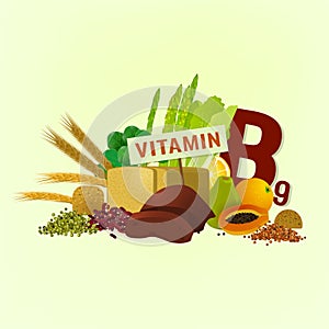 Vitamin B9 in Food