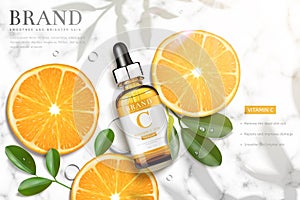 Vitamin C essence ads