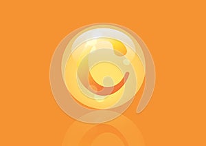 Vitamin C Icon. Ascorbic acid pill capsule