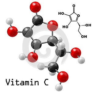 Vitamin C molecule