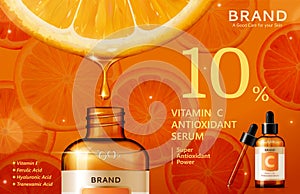 Vitamin C serum ads