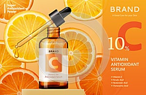 Vitamin C serum ads photo