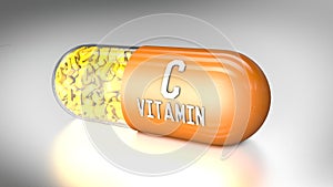 Vitamin capsule or dietary supplements