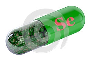 Vitamin capsule Se selenium