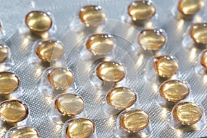 Vitamin D pills with fish oil