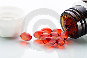 Vitamin E capsules