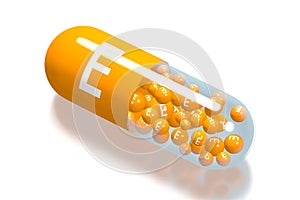 Vitamin E concept - 3D illustration