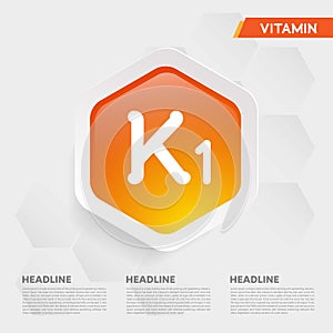 Vitamin K1 icon Drop collection set, cholecalciferol. golden drop Vitamin complex drop. Medical for heath Vector illustration