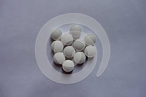 Vitamin K2 menaquinone tablets directly from above