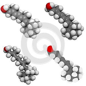 Vitamin A (retinol) molecule