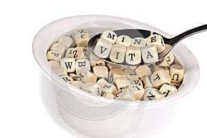 Vitamin-rich alphabet soup