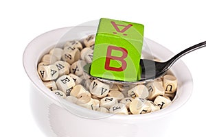 Vitamin-rich alphabet soup featuring vitamin b