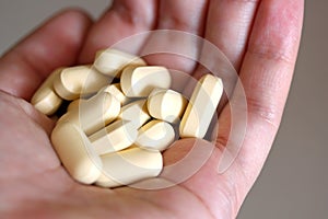 Vitamin tablets photo