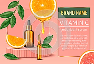 Vitaminc c serum advertising photo