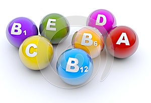 Vitamins concept