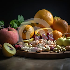 Vitamins C rich food. Variety of citrus fruit including lemons, lines, grapefruits and oranges.