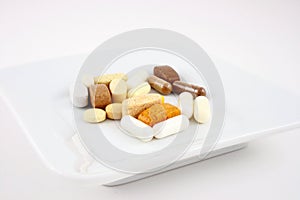 Vitamins plate