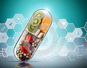 Vitamins Supplements Symbol