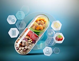 Vitamins Supplements Symbol