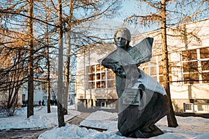 Vitebsk, Belarus. Monument To Soviet Poet, Prose Writer, Translator