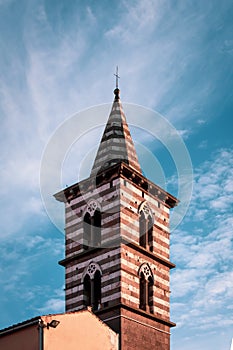 Viterbo cathedral bell tower