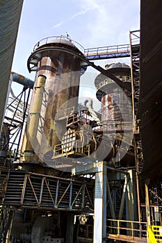 Vitkovice Iron and Steel Works Blast furnaces associated towers