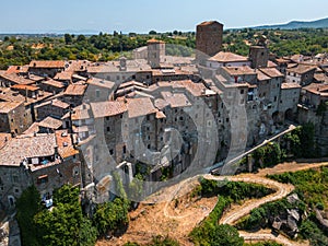 Vitorchiano - medieval ancient town in Italy, Tuscany