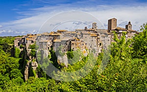 Vitorchiano, one of the most beautiful medieval village in Latium region, central Italy