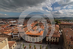Vitoria-Gasteiz city from above, from the Cathedral photo