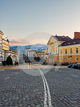 Vitosha mountain and Sofia city