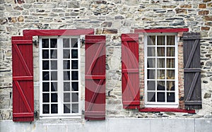 Vitre, Brittany, windows