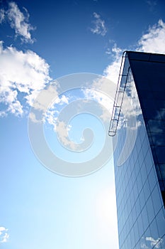 A vitreous building in the sky photo