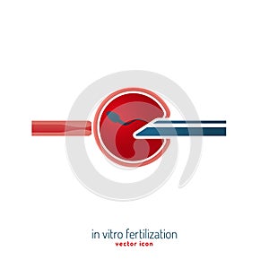 In vitro fertilisation icon