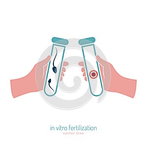 In vitro fertilisation icon