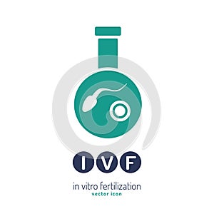 In vitro fertilisation icon photo