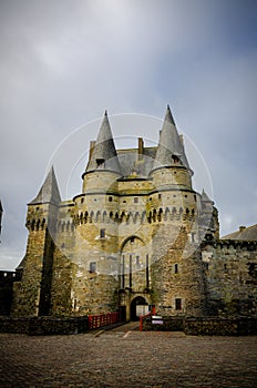 VitrÃ© is a beautiful tourist destination in Brittany, France, with its famous castle