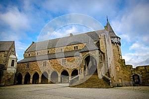 VitrÃ© is a beautiful tourist destination in Brittany, France, with its famous castle