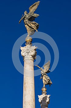 Vittoria alata statue at Altar of the Fatherland in Rome