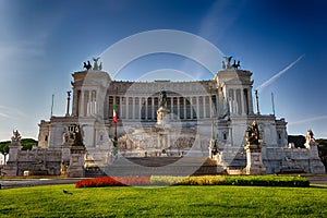 Vittoriano or Altar of the Fatherland in Rome, Italy