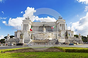 Vittoriano - a monument in honor first king United Italy Victor Emmanuel II, Rome