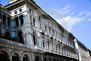 Vittorio Emanuele II Gallery. Milan, Italy