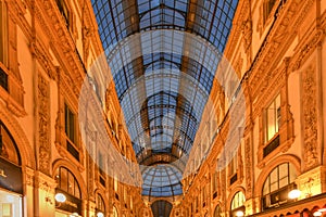 Vittorio Emanuele II Gallery - Milan, Italy