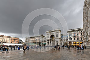 Vittorio Emanuele II Gallery - Milan, Italy