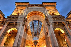 Vittorio Emanuele II Gallery - Milan, Italy