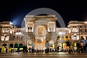 Vittorio Emanuele II Gallery. Milan, Italy