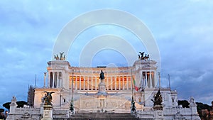 Vittorio Emanuele monument, Panorama, Rome, Italy