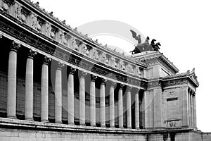 The Vittorio Emanuelle monument in Rome