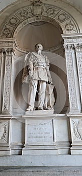 Vittorio Emmanuelle II Re d'Italia statue in Turin Italy