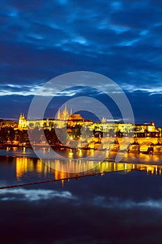 Vitus cathedral and Charles bridge